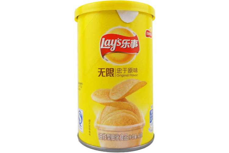 LAYS POTATO CHIPS CANNED ORIGINAL FLAVOR 40G